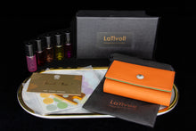 Load image into Gallery viewer, Essential Oil Pouch with Silver Brooch (Genuine Leather)