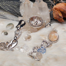 Load image into Gallery viewer, 0915 多色雲母+橙粉金沙幽靈S925純銀設計款手鏈
