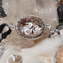 Load image into Gallery viewer, 0915 多色雲母+橙粉金沙幽靈S925純銀設計款手鏈
