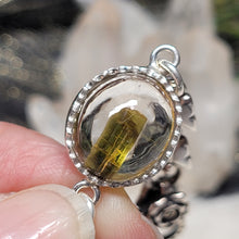 Load image into Gallery viewer, 0919 綠碧璽S925純銀設計款手鏈
