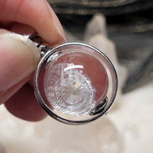 Load image into Gallery viewer, 0993 指紋礦S925純銀吊墜（可旋轉）
