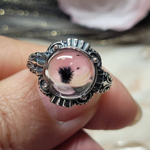 Load image into Gallery viewer, 0769 紫晶藍絨花S925純銀戒指（不限指圍）
