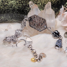 Load image into Gallery viewer, 1067 黑超七S925純銀設計款手鏈
