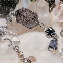 Load image into Gallery viewer, 1067 黑超七S925純銀設計款手鏈

