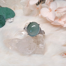 Load image into Gallery viewer, 1139 天空藍翡翠S925純銀戒指（不限指圍）
