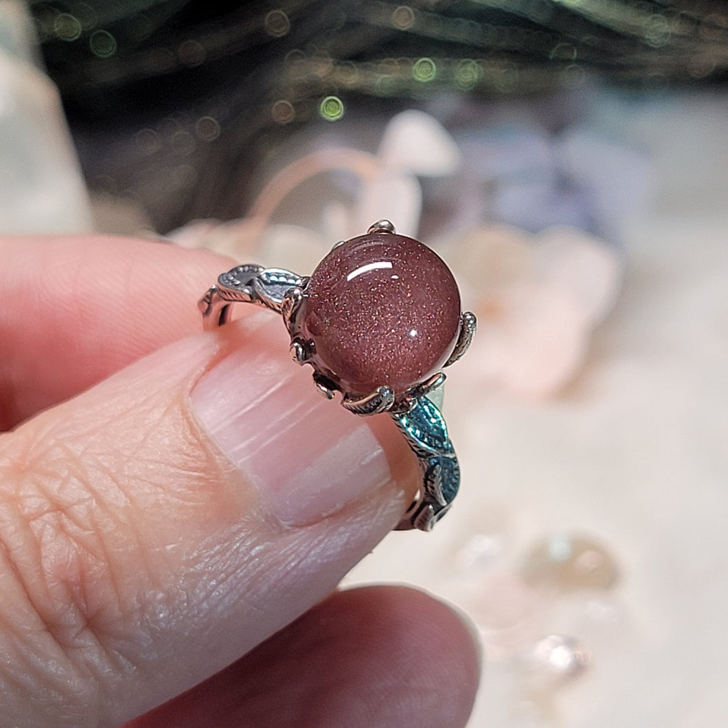 1152 紫金沙S925純銀戒指（不限指圍）