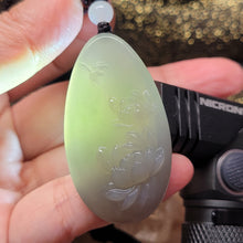 Load image into Gallery viewer, 1036 煙紫和田玉手编頸鏈
