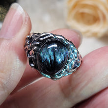 Load image into Gallery viewer, 1158 黑銀肽S925純銀戒指（不限指圍）
