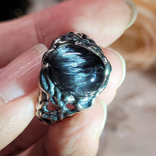 Load image into Gallery viewer, 1158 黑銀肽S925純銀戒指（不限指圍）
