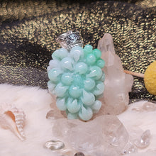 Load image into Gallery viewer, 1049 綠翡花花雕刻S925純銀吊墜
