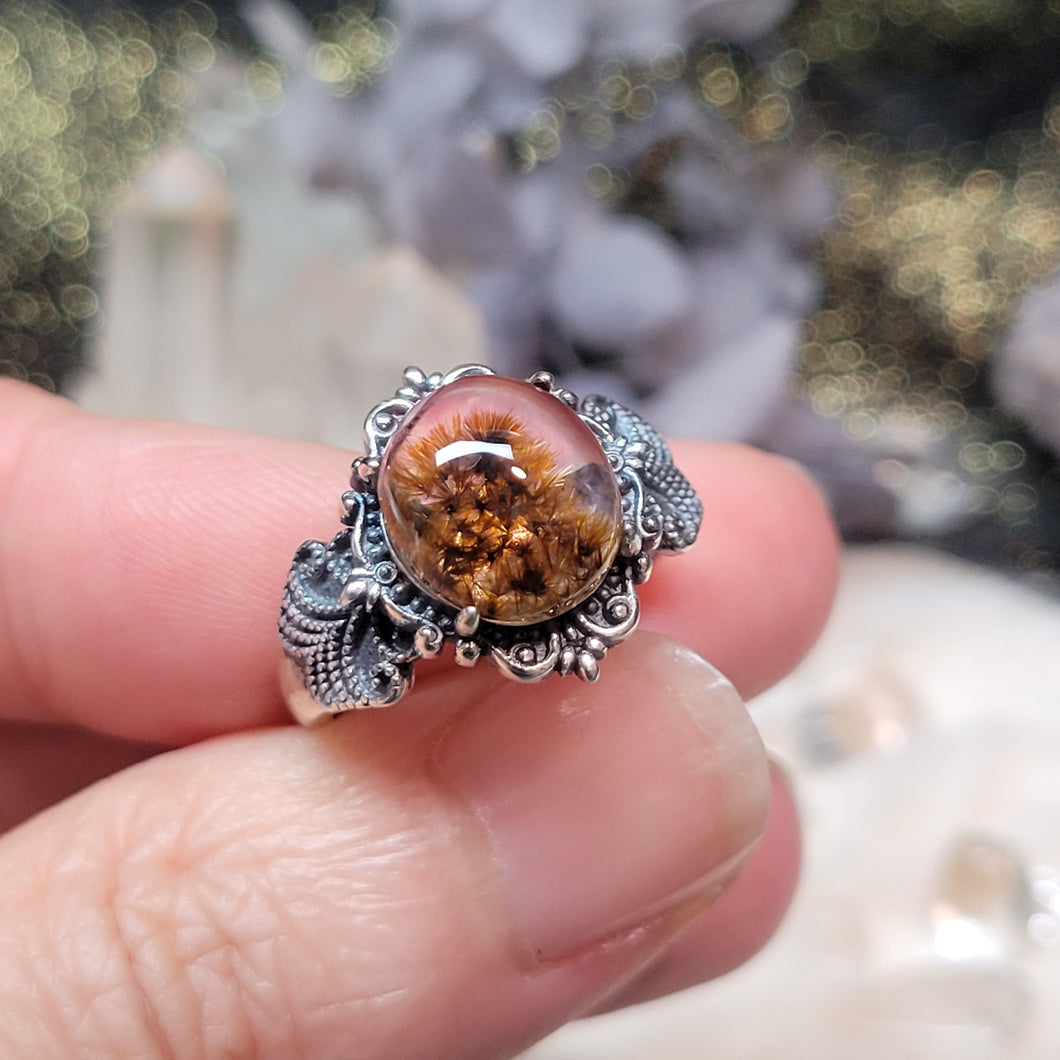 1285 紫肽925銀戒指