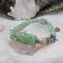 Load image into Gallery viewer, 1205 A貨翡翠黃綠手串
