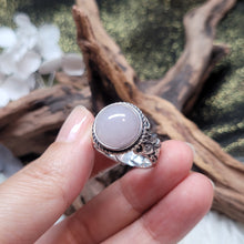 Load image into Gallery viewer, 1298 A貨翡翠粉紫定製款925銀戒指
