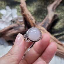 Load image into Gallery viewer, 1298 A貨翡翠粉紫定製款925銀戒指
