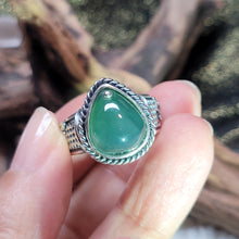 Load image into Gallery viewer, 1297 A貨翡翠藍水定製款925銀戒指
