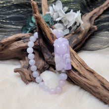 Load image into Gallery viewer, 0095 天然緬甸A貨翡翠紫翡手串
