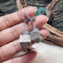 Load image into Gallery viewer, 0394 A貨翡翠冰翡翠925銀耳飾
