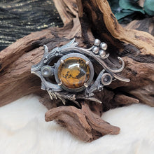 Load image into Gallery viewer, 0333 膠花925銀吊墜
