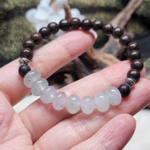 Load image into Gallery viewer, 0092 天然A貨翡翠冰翡珠珠沉香手串
