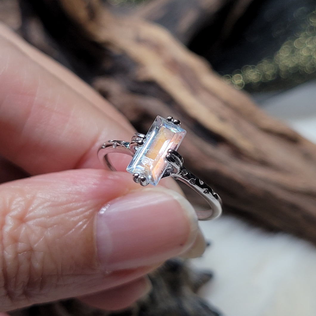 0841 馬島月光石925銀戒指（不限指圍）