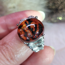 Load image into Gallery viewer, 1148 錳鐵礦小樹戒指
