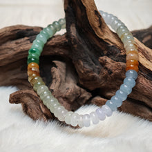 Load image into Gallery viewer, 1070 彩色漸進珠翡翠手串
