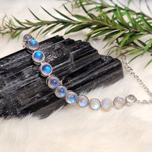 Load image into Gallery viewer, 0372 月光石S925純銀手鏈
