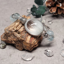 Load image into Gallery viewer, 0613 藍兔毛手編手繩
