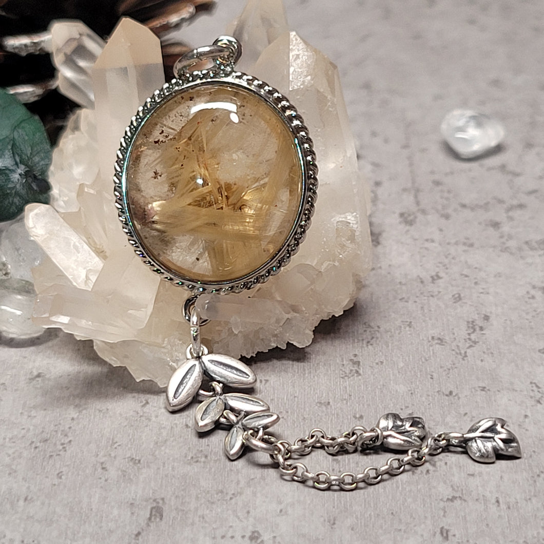 0576 蝴蝶發S925純銀吊墜