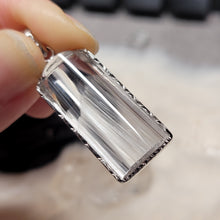 Load image into Gallery viewer, 0784 膽路針S925純銀包邊吊墜
