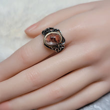 Load image into Gallery viewer, 0780 粉紅兔毛團團S925純銀戒指（不限指圍）
