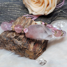 Load image into Gallery viewer, 0368 粉紅兔毛手編手繩
