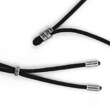 Load image into Gallery viewer, Nylon Rope Necklace (3mm) with Sterling Silver Ends &amp; Slide Lock
