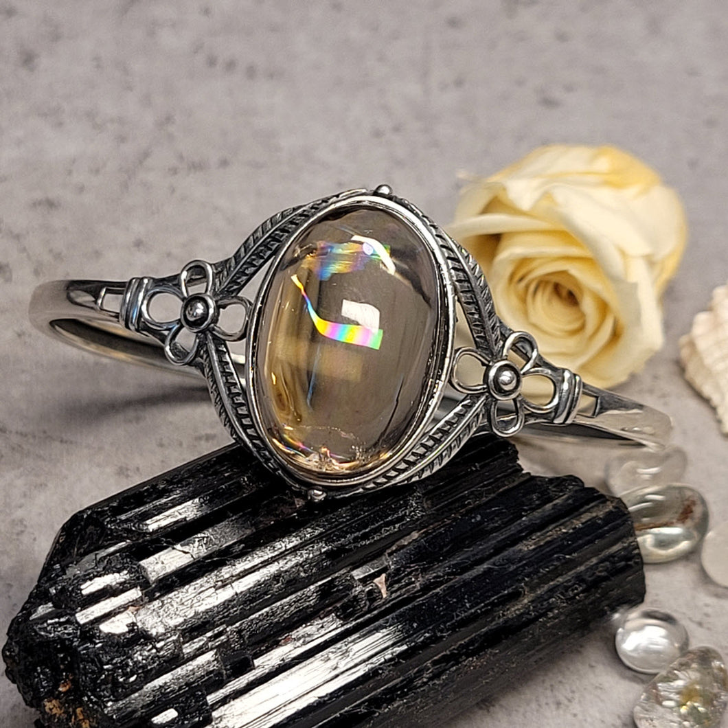 0057 茶阿賽S925純銀手鐲