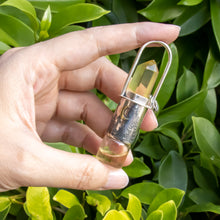 Load image into Gallery viewer, Lagoon Sunlight Rollerball Necklace Series - Citrine on Rain Forest Pattern
