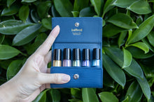 Load image into Gallery viewer, Essential Oil Pouch with Silver Brooch (Genuine Leather)
