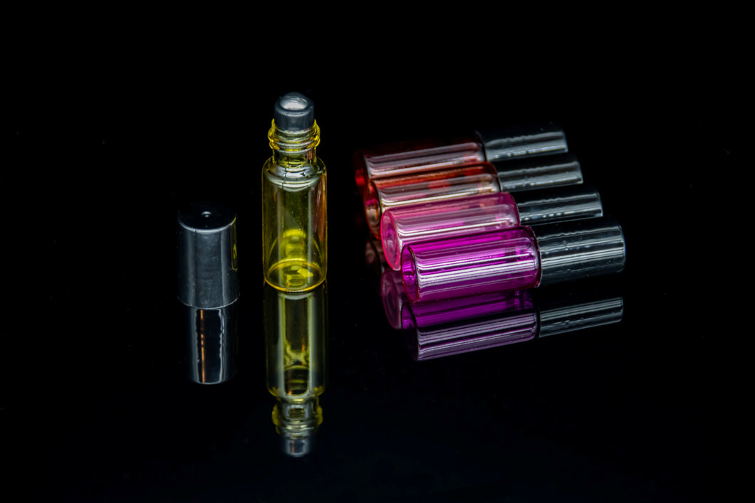 Glass Rollerball Bottle (5ml) for Essential Oils – Replacement for LaTivoli Essential Oil Pouch Bottles