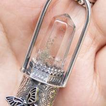 Load image into Gallery viewer, Lagoon Butterfly Rollerball Necklace Series - Phantom on Floral Pattern
