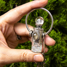 Load image into Gallery viewer, Rollerball Necklace Series - Silver Rutilated Quartz
