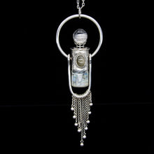 Load image into Gallery viewer, Rollerball Necklace Series - Silver Rutilated Quartz
