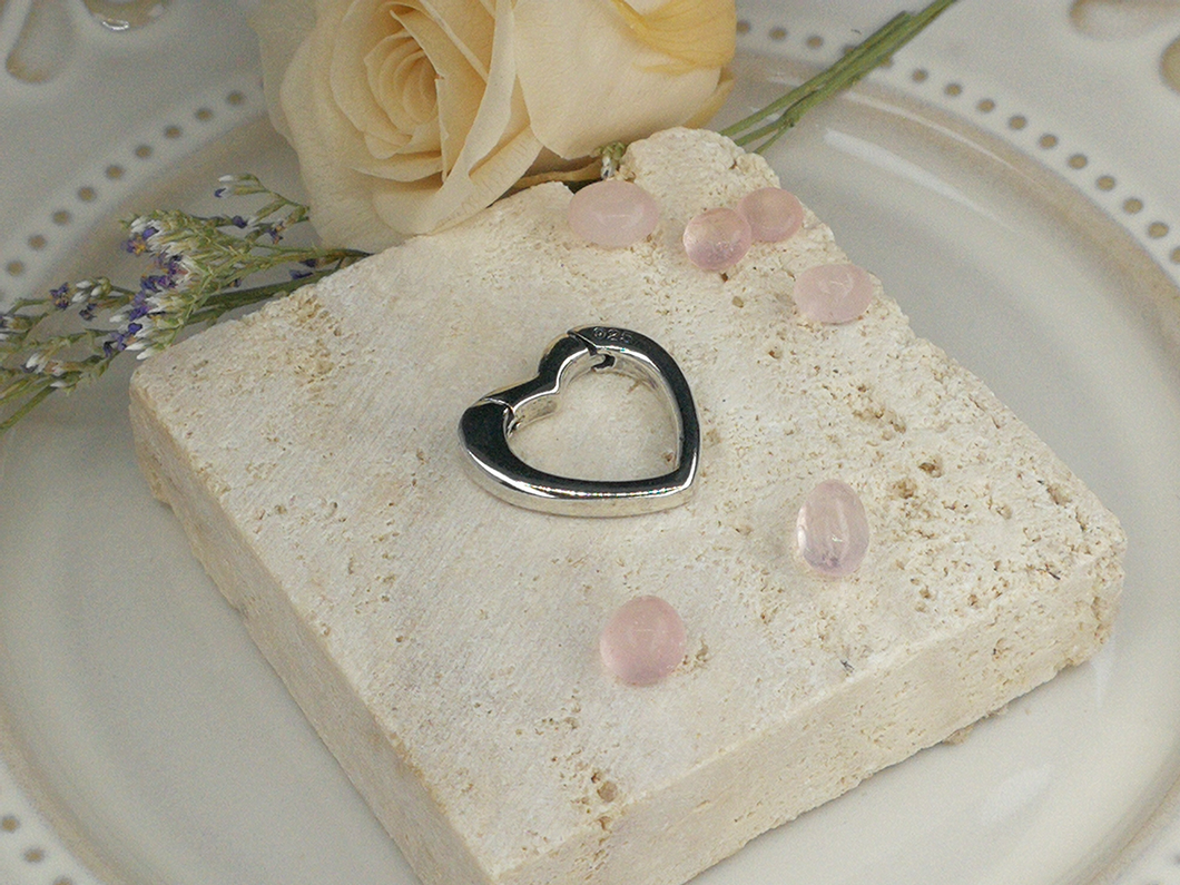 Sterling Silver Clasp (Heart)